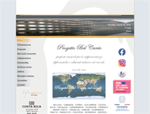 Tablet Screenshot of progettobelcanto.com
